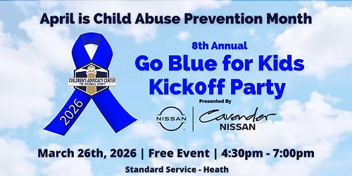 Go Blue for Kids Kickoff Party