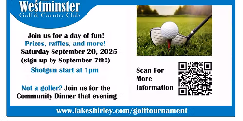 Lake Shirley Golf Tournament