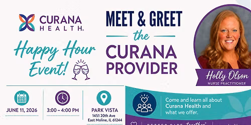 Meet & Greet Happy Hour \u2014 Curana Health Provider at Park Vista North Hill