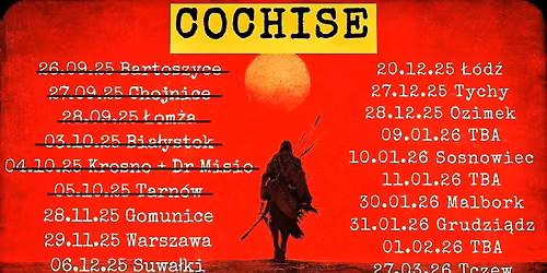 Cochise \/ \/ Malbork\/\/ CieKawa KluboKawiarnia\/\/ 30.01.26
