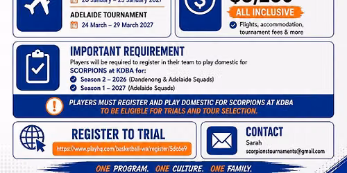 2027 Tournament Squad Trials  