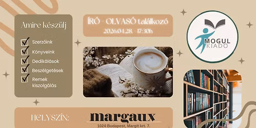 2026. No.1 - \u00cdr\u00f3-Olvas\u00f3 tal\u00e1lkoz\u00f3 a Mogul Kiad\u00f3 szerz\u0151ivel