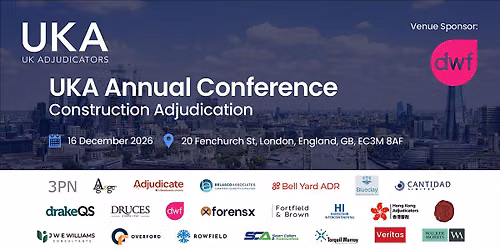 UKA Annual Adjudication Conference 2026
