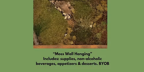 Craft night - Moss wall-hanging with Olive Crush