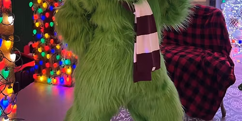 Charitable character, photo event: Cartoon Grinch