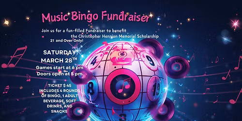 Music Bingo Fundraiser