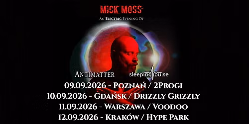 Antimatter + Sleeping Pulse - Warszawa, VooDoo Club - 11.09.2026