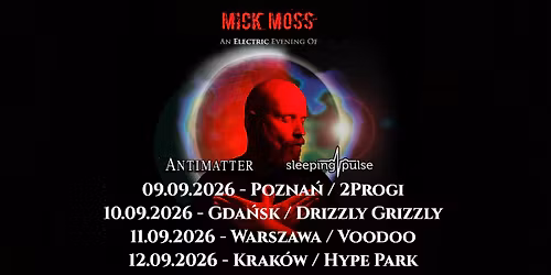 Antimatter + Sleeping Pulse - Warszawa, VooDoo Club - 11.09.2026
