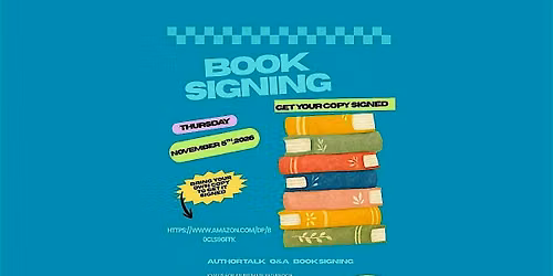 It's Finally Here! Book Signing for "I Won't Let My Past Dictate My Future"
