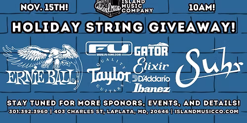 Holiday String Giveaway 2025!