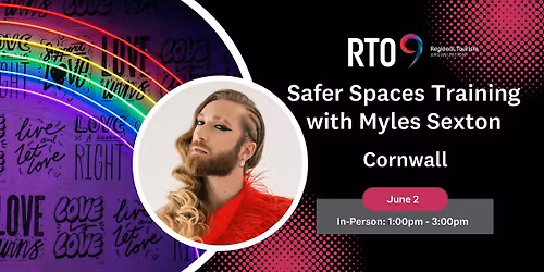 Safer Spaces Training with Myles Sexton - Cornwall