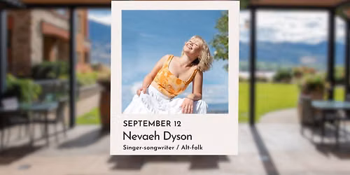 Music Series at 15 Park Patio - Nevaeh Dyson