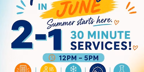 Two for One 30 minute sessions