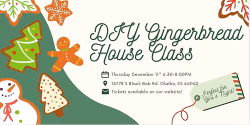 DIY Gingerbread House Class