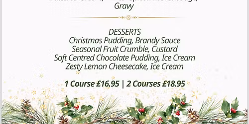 New Years Day Carvery