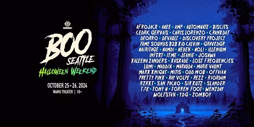 BOO Seattle 2025 \u2013 A Haunted Halloween Rave Experience
