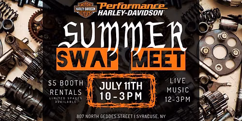 SUMMER SWAP MEET - Limited spots available!