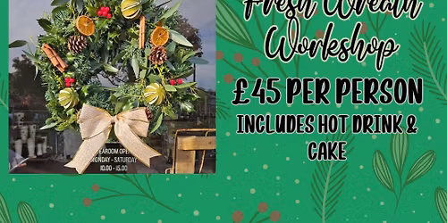 Christmas Fresh Wreath Workshop