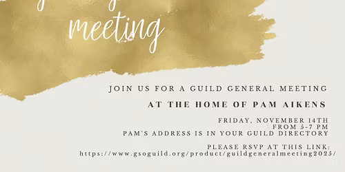 Guild General Meeting