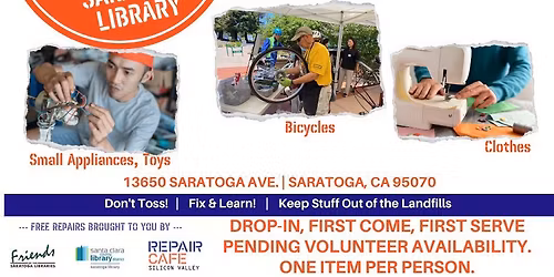 Repair Cafe @ Saratoga Library