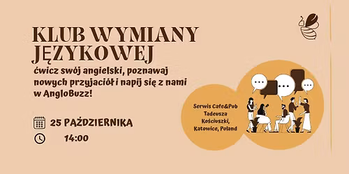 \u2728Klub wymiany j\u0119zykowej AngloBuzz wraca!\u2728
