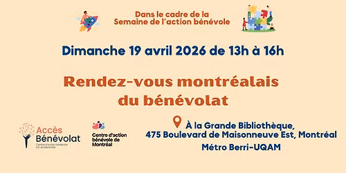 Rendez-vous montr\u00e9alais du b\u00e9n\u00e9volat
