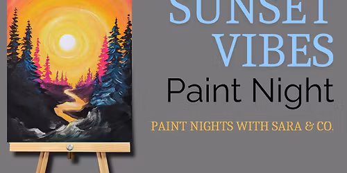 Sunset Vibes Paint Night