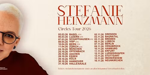 Stefanie Heinzmann "Circles Tour 2026" I Halle