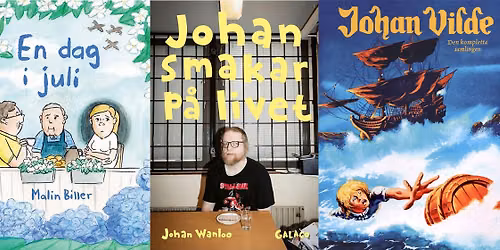 Malin Biller, Johan Wanloo och Johan Kimrin g\u00e4star Serieh\u00f6rnan!