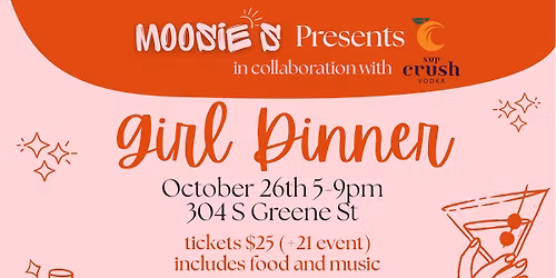 GIRL DINNER \ud83e\udd42