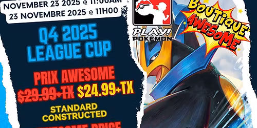 Pokemon League Cup Q4