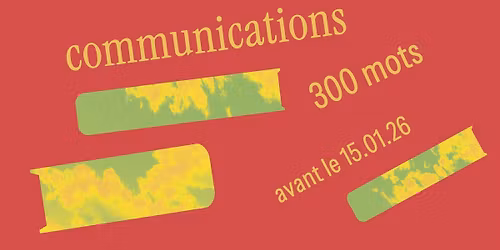 Appel \u00e0 communications - 30e \u00e9dition du Colloque interuniversitaire \u00e9tudiant de litt\u00e9rature (CIEL)