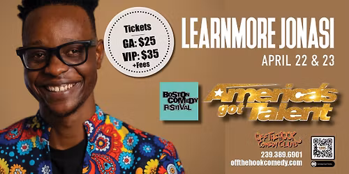Comedian Learnmore Jonasi Live in Naples, Florida!