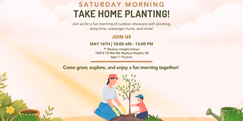 Gardening Event | Join us for a fun Saturday morning of planting, play, and discovery \ud83c\udf3f