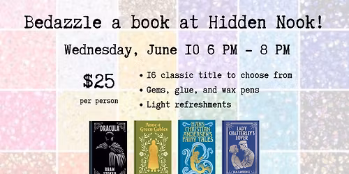 Book Bedazzling!