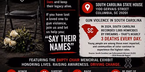 "Say Their Names" Gun Violence Awareness-Root Cause Prevention At the State House