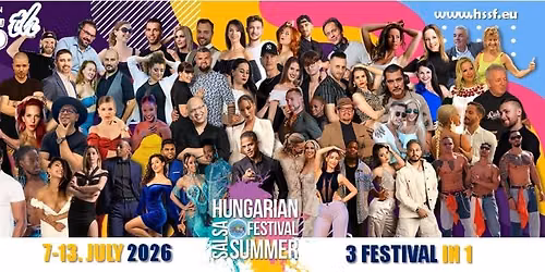 Hungarian Summer Salsa-Sensual Festival 2026.