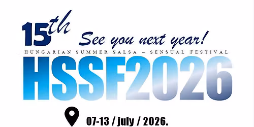 Hungarian Summer Salsa-Sensual Festival 2026.