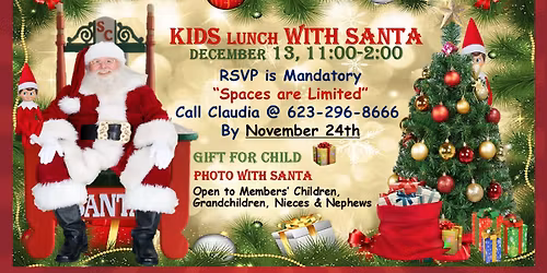 Lunch with Santa!!