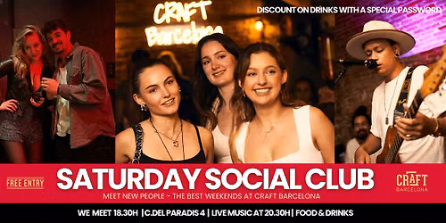 SATURDAY SOCIAL CLUB | Meet New People