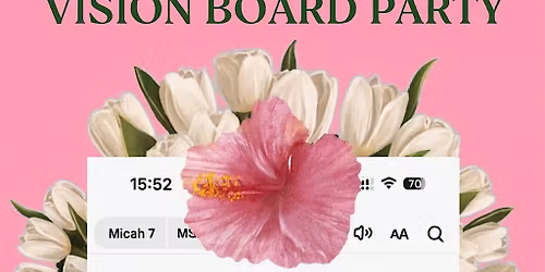 Bloom Into 2026 Vision Board Party