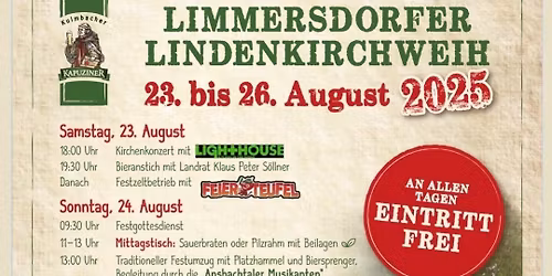 Limmersdorfer Lindenkirchweih 2o25