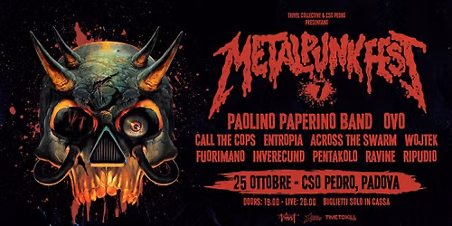 25.10 \u2022 METALPUNK FEST 7 @ CSO Pedro, Padova