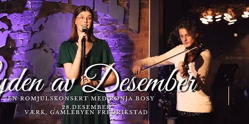 Ronja Bosy inviterer til stemningsfull romjulskonsert p\u00e5 V\u00e6rk