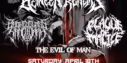 Between Realms\/Broken Glass Sanctuary\/Plague of Malice\/The Evil of Man at The Naked Lounge