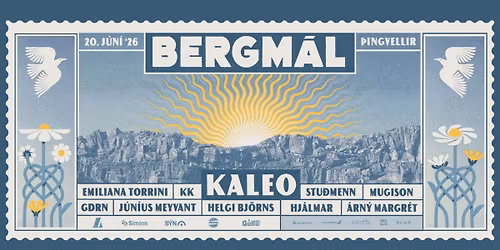 BERGM\u00c1L | KALEO og vinir \u00e1 \u00deingv\u00f6llum