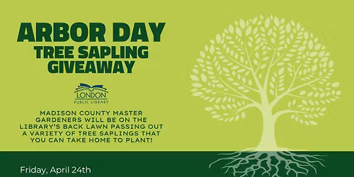 Arbor Day Tree Sapling Giveaway