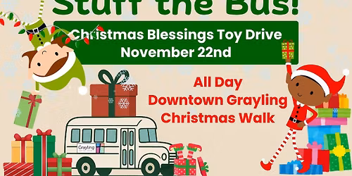 Stuff the Bus Toy Drive and a Hot Cocoa and Coffee Station