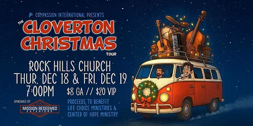 the CLOVERTON CHRISTMAS tour
