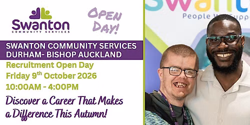 Swanton Community Services Durham  Recruitment Open Day
